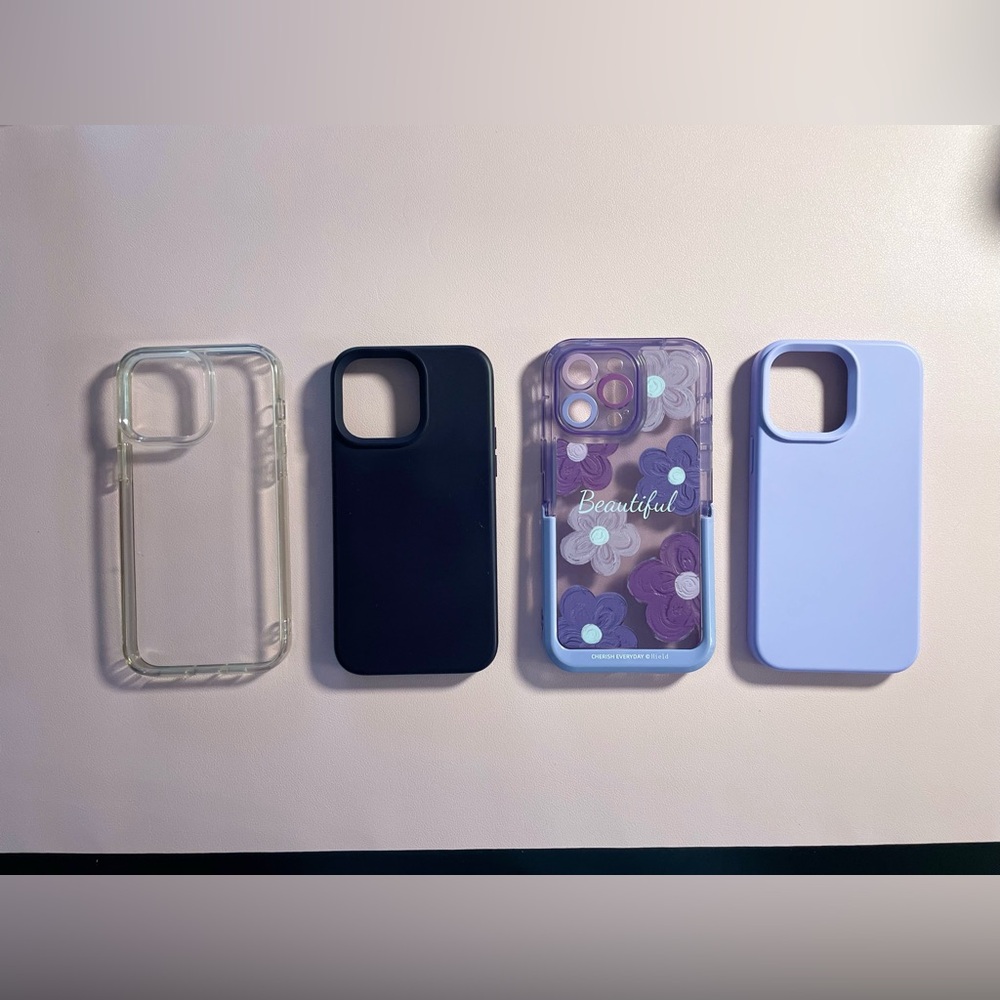 IPHONE 14 PRO MAX BUNDLE SET 4 PHONE CASES EXCELLENT CONDITIONS